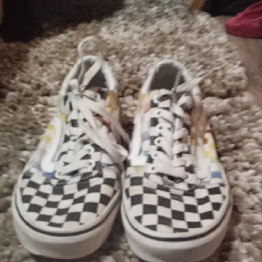 Kids Checkered Sneakers